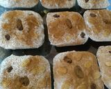 Foto langkah ke 4 dari resep Klapertart Kismis dan Almond.