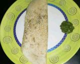 A picture of step 8 of Paper dosa with sesame seeds.