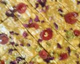 A picture of step 5 of Peanut brittle with rose &cherries.