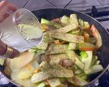 Foto del paso 3 de la receta Quiche de verduras y salmón