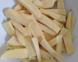 Hình bước làm 1 của món Bánh khoai lang bột mì chiên 😛