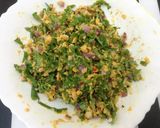 A picture of step 4 of Thankuni Pata Bora (Centella Leaves Fritters / Pakoras - Bengali Style).