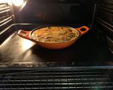 A picture of step 4 of Yui’s take on Spanish omelette.