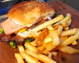 Foto del paso 5 de la receta: Chivito, clásico uruguayo!!