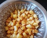 A picture of step 3 of Aloo Chaat.
