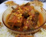 عکس مرحله 1 از دستور خورشت بامیه با پروتئین گیاهی