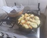 Foto del paso 5 de la receta: Buñuelos de lechuga y cebolla