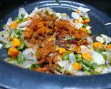 A picture of step 4 of Veg Tawa Pulao.