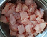 Rablóhús pulykamellből recept fázis 1 fotója