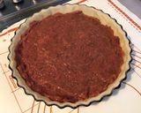 Une image de l'étape 5 de Tarte aux kiwis, mandarine, pêches et rhubarbe (pâte brisée sucrée à l'huile de tournesol).