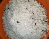 A picture of step 3 of Rice and Beans.