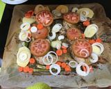 Foto del paso 4 de la receta: Pollo al horno con vegetales