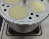 A picture of step 3 of Moong and urad daal idli fry.