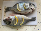 Dorada al horno con patata panadera