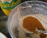 A picture of step 1 of Sweet mango idli.