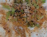 A picture of step 3 of Rice flour masala chapati.