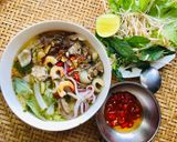Hình bước làm 4 của món Nui nấu thập Cẩm