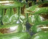 Foto langkah ke 6 dari resep Nasi Bakar Ikan Teri Kemangi.