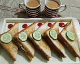 A picture of step 6 of Curd Vegetable Sandwich.