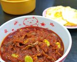 Gambar langkah 6 resipi Sambal tumis bilis petai.
