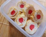 Foto langkah ke 7 dari resep Nasi Telur Gulung Sosis.