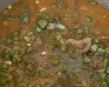 A picture of step 3 of Mutton beans with alu.