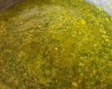 A picture of step 5 of Double Tadka Lasooni Palak Yellow Moongdal - Dhaba-Style.