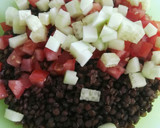 Foto del paso 7 de la receta: Ensalada de lentejas con vinagreta de tahin