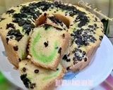 Foto langkah ke 12 dari resep Bolu Panggang Nutrijell Mangga tabur Oreo choco chip.