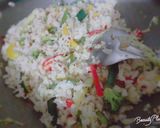 A picture of step 2 of Italian Poha.