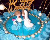 Foto langkah ke 3 dari resep Kue tart wedding.