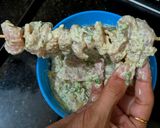 A picture of step 8 of Chicken Malai Kabab.