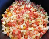 Cukkinis lecsó recept fázis 3 fotója