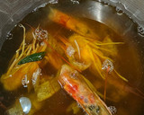 Foto del paso 3 de la receta: Espinacas con fideos de arroz y gambas
