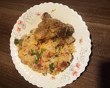 A picture of step 4 of Vegetable rice.