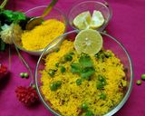 A picture of step 6 of Matar Poha.