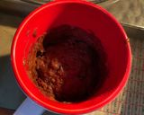 A picture of step 3 of Chocolate and Mango Mug cakes.
