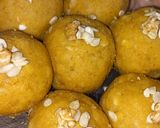 A picture of step 7 of Besan Ke laddo.