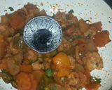 A picture of step 6 of Vegetable koiyla karahi.