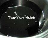 A picture of step 3 of Grass Jelly Drink (Herbal Tea).