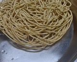A picture of step 2 of Crispy masala sev (chickpeas flour).