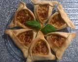 Foto del paso 8 de la receta: Falsas Fatay de carne, de cebolla, queso y Bacón!