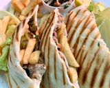 A picture of step 8 of Shawarma Pockets (Middle Eastern style).
