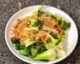 Hình bước làm 3 của món Mì xào rau củ