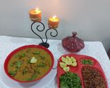A picture of step 6 of Mutton Haleem.