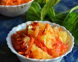 A picture of step 4 of Carrot & Citrus vegetable Salad.
