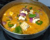 A picture of step 11 of Kadai Paneer.