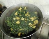 আলু মেথি শাক (aloo methi shak recipe in Bengali) রেসিপি ধাপ - 9 ছবি