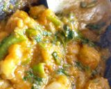 A picture of step 6 of Quick Banana sabji.
