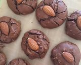 รูปขั้นตอนการทำที่ 4 ของ คุกกี้ almond brownie